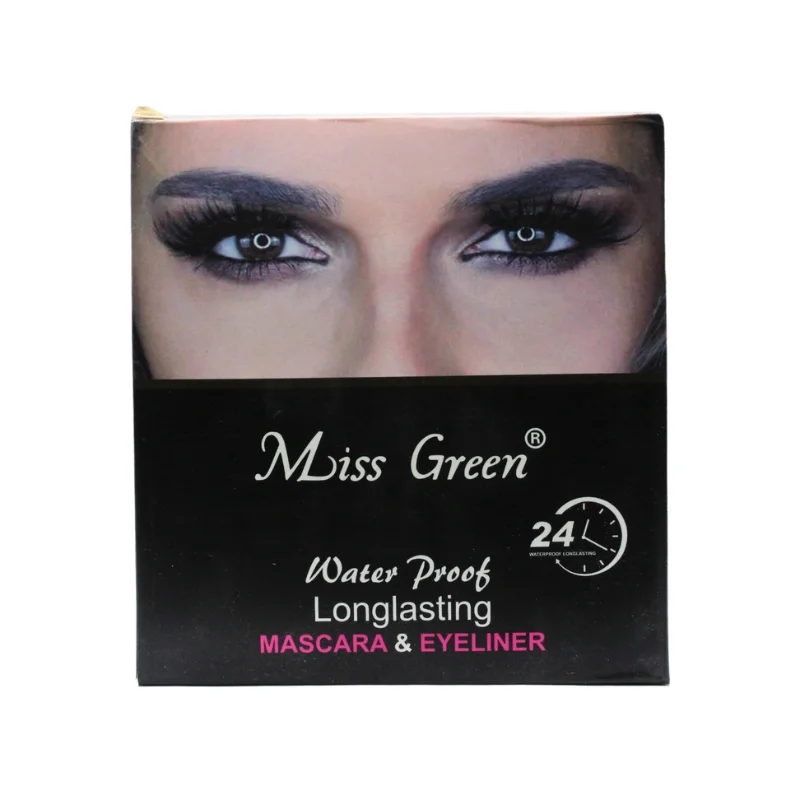 Miss Green FIT ME Waterproof Mascara & Eyeliner | 2-in-1 Long-Lasting Eye Makeup Duo - Image 2