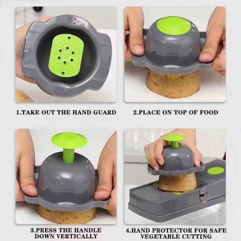 14-in-1 Mandoline Slicer & Vegetable Chopper | Multifunctional Food Cutter & Grater - Image 6