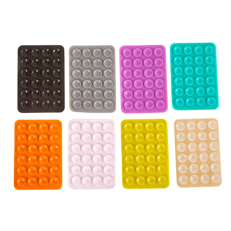 Stick & Grip Suction Cup Phone Holder | Reusable Silicone Pad | Random Color - Image 4
