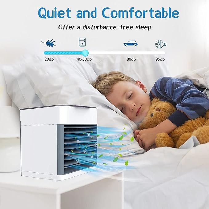 Arctic Air Ultra 3-in-1 Mini USB Portable Air Cooler | Personal Evaporative AC with LED Night Light for Home Office Travel - Image 3