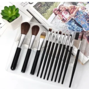 Mac Beauty Makeup Brush Set – 12-Piece Professional Makeup Tool Kit | Soft, High-Quality Synthetic Bristles