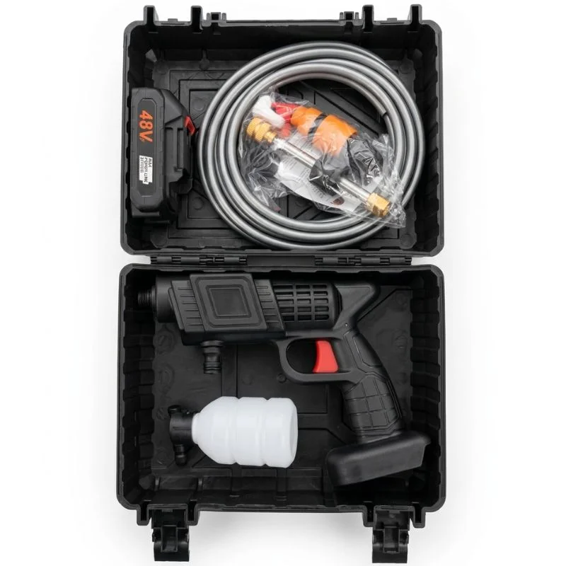 Automatic Cordless Car Wash Spray Gun 48V Pakistan | Wireless High Pressure Foam Jet Washer - Image 3