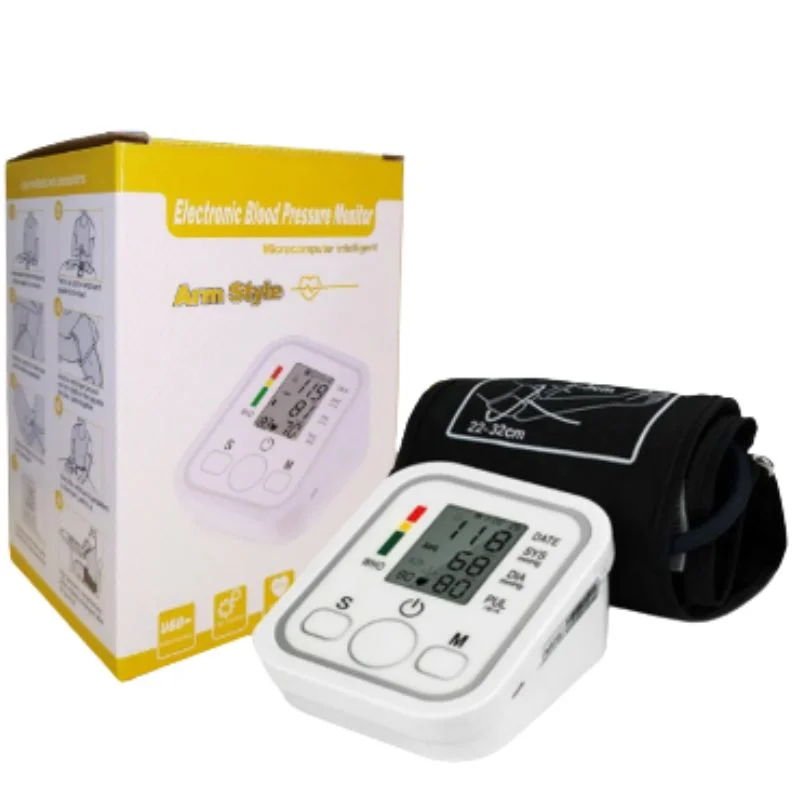 Digital Blood Pressure Monitor | Upper Arm Automatic BP Machine with Large LCD Display, Memory Storage & Voice Function for Home Monitoring - Image 4