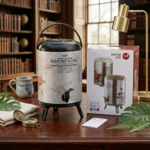 Regal 10 Liter Steel Body Hot and Cold Water Cooler with Elegant Floral Design